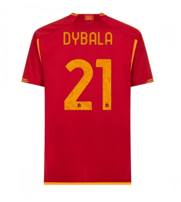 AS Roma Paulo Dybala #21 Kotipaita 2023-24 Lyhyet Hihat